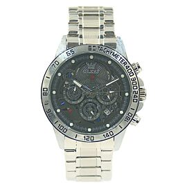 OLEVS Watches for Men Top Brand 44mm Big Dial Quartz Watch Mens Stainless Steel Sports Waterproof Luminous Chronograph Watch