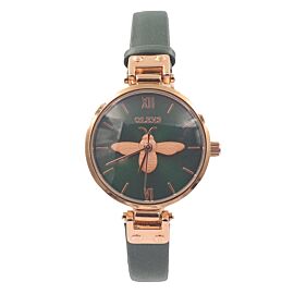 Olevs Modern Lady Butterfly Rosegold Green - RIP