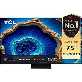 TCL 75C755 4K QD-Mini LED Google Televison 75inch (2024 Model)